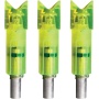 Lumenok Lighted Nock Xbow Grn - Crescent Easton Carbon 3pk