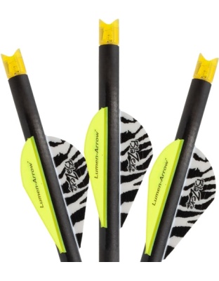 Lumenok Xbow Arrow 20" Carbon - Hd Orange Crescent Nock 3pk