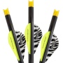 Lumenok Xbow Arrow 20" Carbon - Hd Orange Crescent Nock 3pk