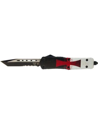 Templar Knife Large Otf Templr - Flag 3.5" Blk Tanto Serrated