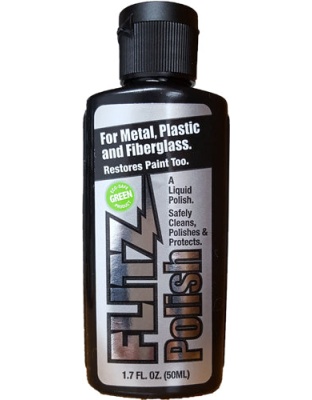 Flitz Metal Polish Liquid - 50ml 1.7 Oz Bottle