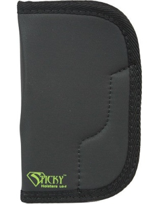 Sticky Holsters Large Revolver - Up To 4" Barrel Rh-lh Black