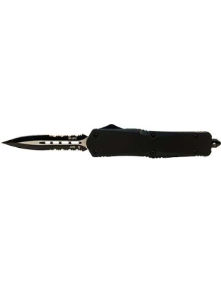 Templar Knife Large Otf Black - Rubber 3.5" Black Dagger Srrtd