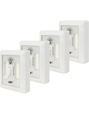 Promier Micro Cordless Light - Switch 4-pack W-magnet & Batt