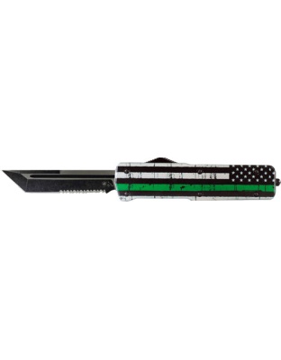 Templar Knife Large Otf Back - The Green 3.5" Tanto Aluminum