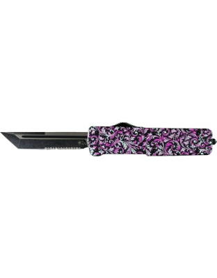 Templar Knife Large Otf Pink - 3.5" Black Tanto Aluminum Hndl