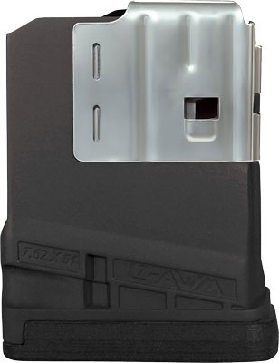 Lancer Magazine L7awm Sr-25 - 7.62x51 5rd Opaque Black