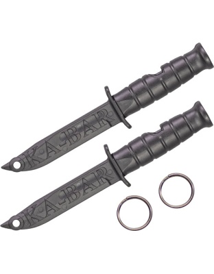Ka-bar Emergency Whistle 2-pk - W- Nickel Plated Key Rings