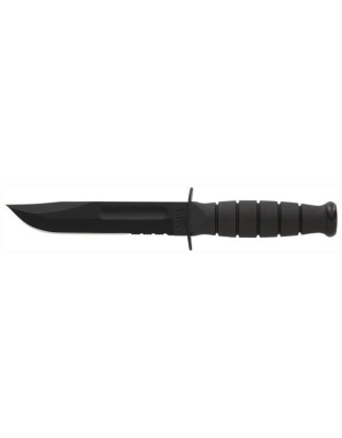 Ka-bar Short Ka-bar - 5.25" Serr W-plastic Sheath