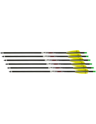 Tenpoint Xbow Arrow Pro Elite - 400 20" Carbon Alpha Nock 6pk