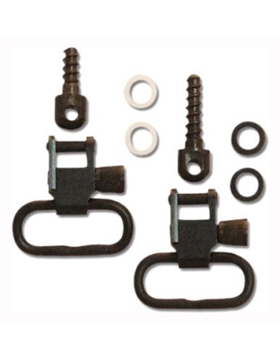 Grovtec Swivel Set With Two - Wood Screw & Spacers Black