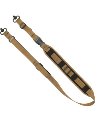 Grovtec Qs 2 Point Sentinel - Sling W- Pb Swivels Coyote Brn