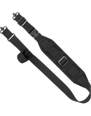 Grovtec Qs Heavy Gunner Padded - Sling 1.5" Webb 3" Pad Black