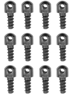 Grovtec 1-2" Wood Screws - 12-pack Black