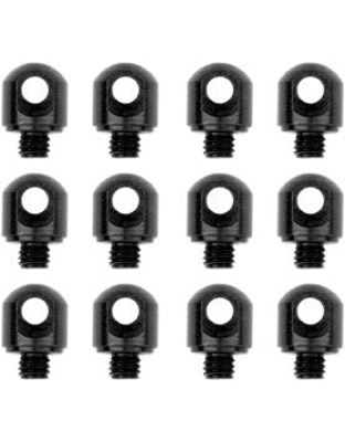 Grovtec 1-8" Machine Screws - 12-pack Black