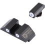 Night Fision Tritium White Dot - Square Rear Glock 20-41 Set