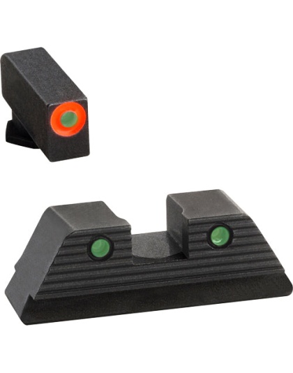 Ameriglo Tritium Trooper Glock - 17-19 Mos Orange Pro-glo Front