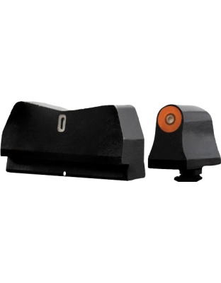 Xs Dxt2 Big Dot Tritium Glock - 17-38 Orange Supp Height Set