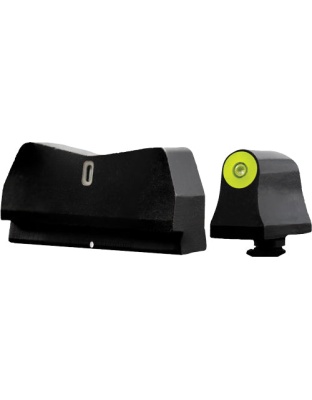 Xs Dxt2 Big Dot Tritium Glock - 17-38 Yellow Supp Height Set