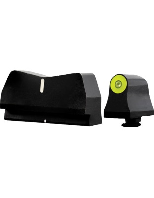 Xs Dxw2 Big Dot Glock 17-38 - Yellow Suppressor Hgt Exp Set