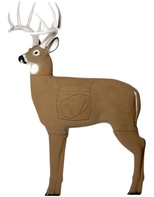 Glendel 3d Buck Target 48" W-4 - Sided Insert Broadhead Rated