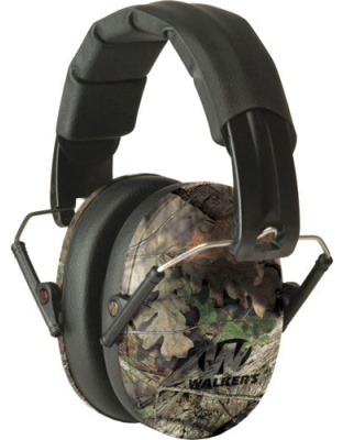 Walkers Muff Shooting Passive - Pro-low Profile 22db Mossy Oak