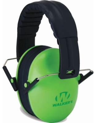 Walkers Muff Hearing - Protection Childrens 23db Lime