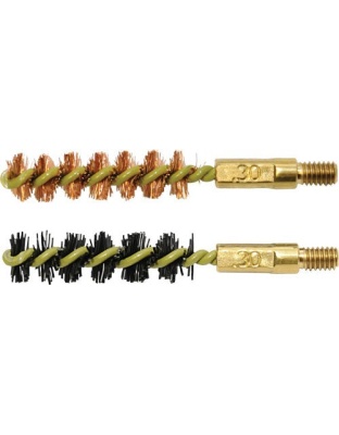Otis Bore Brush .30 Cal 2-pk - 1-nylon 1-bronze 8-32 Thread
