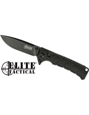 Mc Elite Tactical Backdraft - 3.5" Drop Pnt Flder Blk-blk