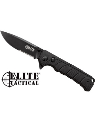 Mc Elite Tactical Backdraft - 3.5" Drop Pnt Flder Srt Blk-bl