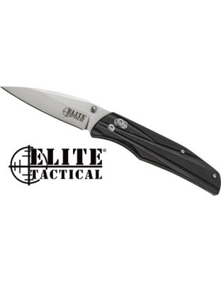 Mc Elite Tactical Traverse - 3.25" Drop Pnt Flder Black-ss