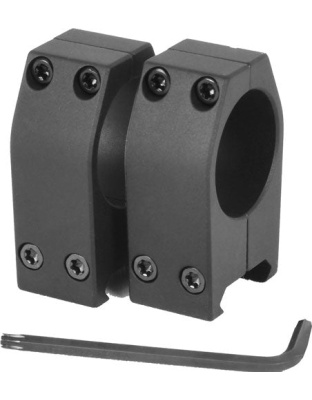 Egw 1" Practical Aluminum - Rings 1" Matte Black