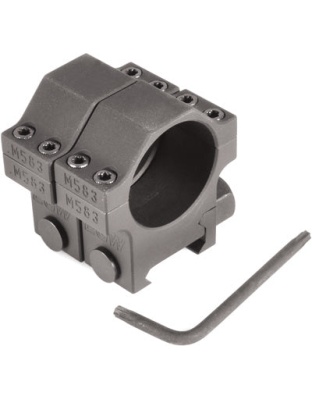 Egw Hd 30mm Tactical Aluminum - Rings .990" Matte Black