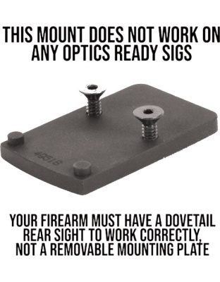 Egw Scope Mount Trijicon Rmr - For Sig P220-229 & 320 Black