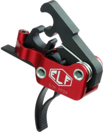 Elftmann Trigger Ar-10 Match - Curved Adjustable 2.75-4lbs.