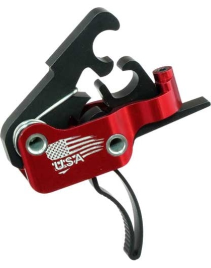 Elftmann Trigger Ar-10 Match - Curved Adjustable 2.75-4lbs.