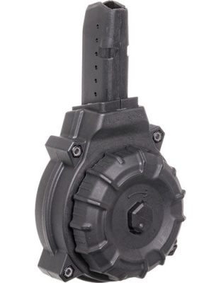 Pro Mag Magazine Ar-15 9mm - 50-round Drum Glock Style Blk