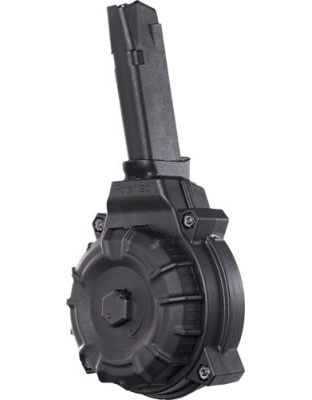 Pro Mag Magazine Glock 48-43x - 9mm 50-round Drum Black Poly