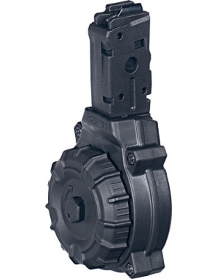 Pro Mag Magazine Sig Mpx 9mm - 50-round Drum Black Polymer