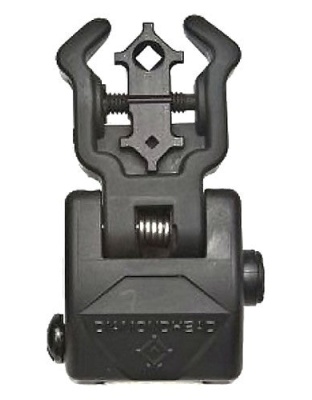 Diamondhead Rear Sight Flip-up - Polymer Black
