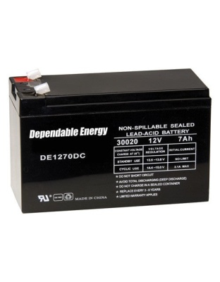 American Hunter Battery - Rechargeable 12v 7amp Tab Top