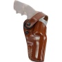 Galco Dao Belt Holster Rh - Leather S&w L Fr 686 6" Tan