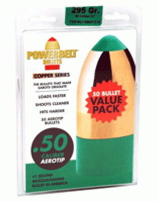 Cva Powerbelt At Bullets - .50 Caliber 295gr 50-count