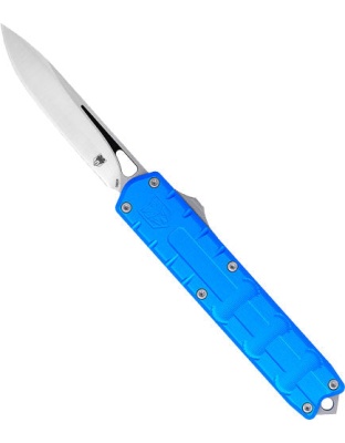 Cobratec Otf Enforcer Blue - 3.25" M390 Drop Point