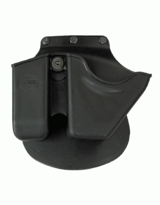 Fobus Combo Handcuff-mag Pouch - For 9mm Double Stack Magazines