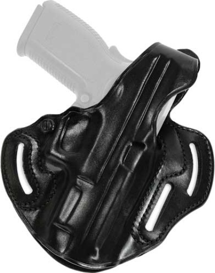 Galco Cop 3 Slot Belt Holster - Rh Lther Beretta 92f-fs Black