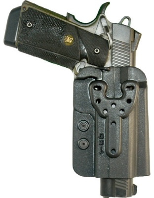 Comp-tac Qb Holster Size 4 Owb - Multi-fit Open Ended Rh-lh Blk