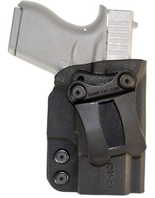 Comp-tac Qi Holster Size 3 Iwb - Multi-fit Open Ended Rh-lh Blk