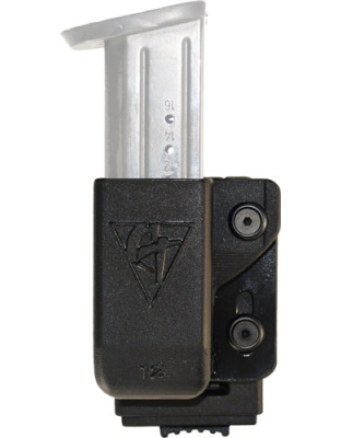 Comp-tac Single Mag Pouch Plm - Clip Lsc #12 M&p 9-40 Black