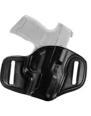 Galco Combat Master Belt Hlstr - Rh Leather Sig P365 Std-sas Bl